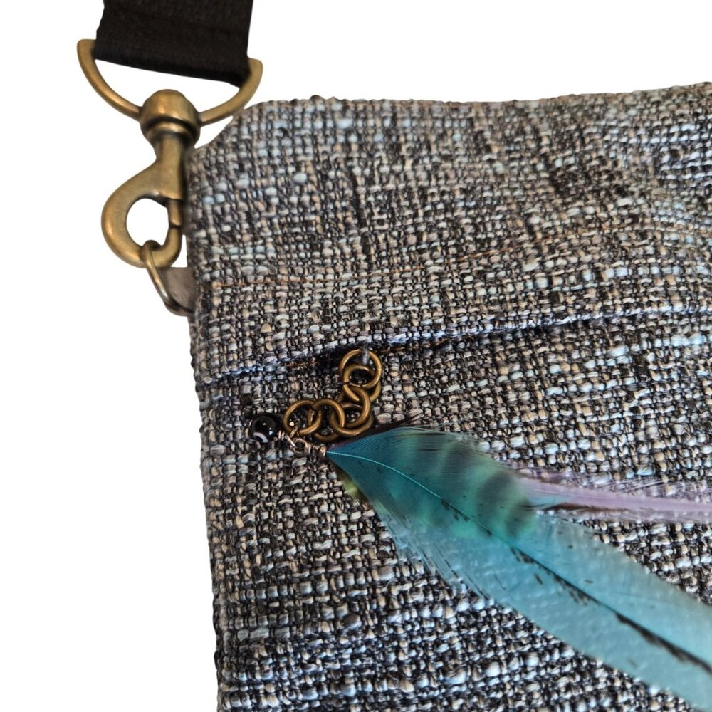 Magical Scraps Handmade Upcycled Lightweight Bag Shoulder Crossbody Boho NWT - Picture 4 of 12